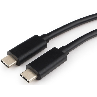 Кабель USB3.1 Type-C/Type-C, PD/QC3.0, 3A, 36Вт, 0.3м, черный пакет Cablexpert CCP-USB3.1-CMCM-0.3M